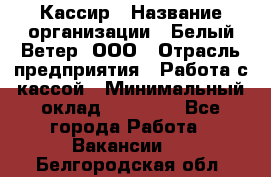 Кассир › Название организации ­ Белый Ветер, ООО › Отрасль предприятия ­ Работа с кассой › Минимальный оклад ­ 26 000 - Все города Работа » Вакансии   . Белгородская обл.